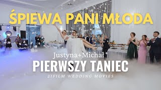 Pierwszy Taniec  śpiewa Pani Młoda Sala Czarny Staw Nowy Adamów [upl. by Plerre98]