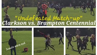 Clarkson Secondary vs Brampton Centennial  ROPSSAA Senior Boys Football  October 8th 2024 [upl. by Hcir]