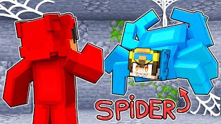 BITTEN by a MEAN SPIDER In Minecraft [upl. by Jojo]