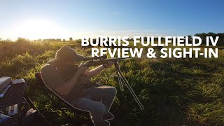 Sighting in and Reviewing the Burris Optics Fullfield IV Scope  Outdoor Jack [upl. by Winsor]