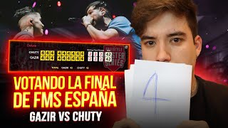 ¿ERA RÉPLICA VOTANDO EL CHUTY VS GAZIR  FINAL FMS ESPAÑA 2122 BY KAPO 013 [upl. by Nevetse]