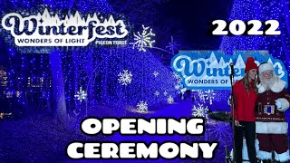 New Winterfest 2022 Wonders Of Light Opening Night Full Walking Trail Tour Pigeon Forge Tn [upl. by Kcirdor64]