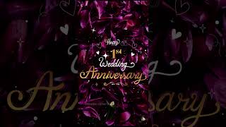 Best 1st Wedding Anniversary Wishes for Couple [upl. by Nuahsar818]