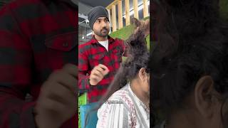 TANGLE HAIR SOLVE BY GAURAV SIR😍 p2salon haircare tanglehair [upl. by Htrow32]