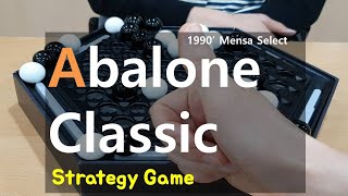 Abalone Classic 1990 Mensa Select Board Game  아발론 보드게임 [upl. by Enelehs]