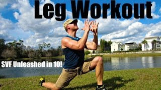 10 Min Explosive Leg Challenge  SVF Unleashed in 10 Workout 9 [upl. by Nnaitak]