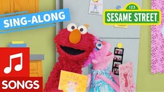 Sesame Street Elmo and Abbys Valentines Day Song  Lyric Video [upl. by Eidroj]