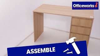 Studymate Fulton Storage Desk Right Hand Assembly [upl. by Iru]