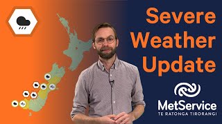 NZ Severe Weather Update  Monday 8th April 2024 [upl. by Lemej]