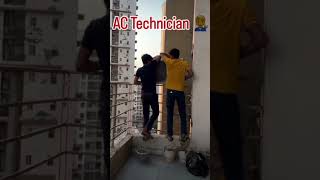 Daikin outdoor instal electrical motivasnol shorts video [upl. by Wilcox]