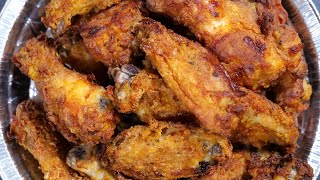 Southern Style Fried Chicken Wings  Air Fryer Recipe  raymackstyle [upl. by Ponton]