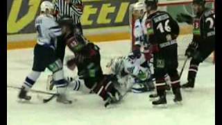 Avangard Omsk  Neftekhimik 2011 KHL playoff 2nd game 10 [upl. by Nanoc651]