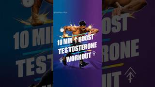 10 Min Testosterone Booster Exercise to Boost Testosterone Level 💪 shortsfeed healthytips muscle [upl. by Rennerb]