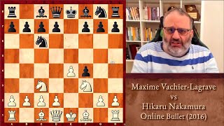 5 Minutes with GM Ben Finegold MVL vs Nakamura Online Bullet 2016 [upl. by Htebazie]