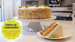 TORTA DE ZANAHORIA  CARROT CAKE ENG SUB [upl. by Lasala]