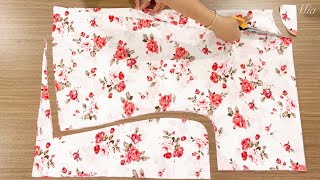 🌹 Cut in 5 minutes and sew in 10 minutes  Sewing is easy [upl. by Maud525]