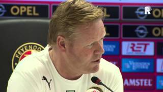 Persconferentie met Feyenoordtrainer Ronald Koeman [upl. by Madoc]