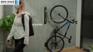 BIKE RAKZ EZI FOLD BR06 BR07 BR08  Vertical bike rack [upl. by Wemolohtrab908]