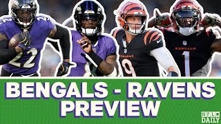 Ravens vs Bengals Previews  NFL Daily [upl. by Orlosky382]