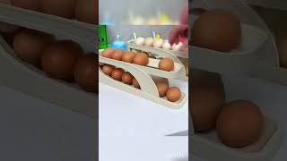 Rolling Egg Dispenser for Kitchen Refrigerator Storage [upl. by Thane858]