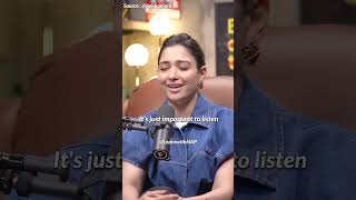 The Importance of Listening and Understanding ❤️  Tamannaah Bhatia [upl. by Arait]