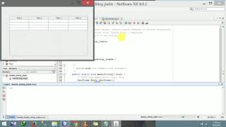 How to disable editing in jtable in java [upl. by Killy]