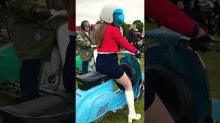 1962 Lambretta Li125 with 185cc BIG BORE KIT amp 1972 VESPA 90 Piaggio Douglas at KOP HILL CLIMB 24 [upl. by Perusse]