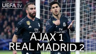 AJAX 12 REAL MADRID UCL HIGHLIGHTS [upl. by Hillell]