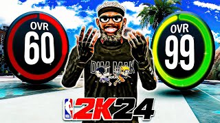 HOW TO MAX YOUR BUILD OUT TO 99 OVERALL IN UNDER 24 HOURS ON NBA 2K24 FASTEST 99 OVR METHOD NBA2K24 [upl. by Romona]