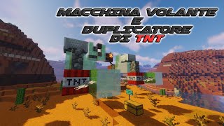 MACCHINA VOLTANTE E DUPLICATORE DI TNT  Minecraft tutorial  1163 [upl. by Ecinom]