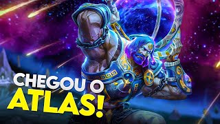 PRIMEIRAS IMPRESSÕES ATLAS  ⚡ Smite BR [upl. by Eural]