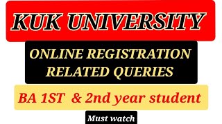 Kuk Online Exam registration Full process kukupdate kukuniversity kukonlineexam [upl. by Wally982]