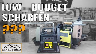 Alles schärfen mit einer Nassschleifmaschine  Weldinger NSM 200 Vario  Taugt ein Low Budget Gerät [upl. by Maurilla648]