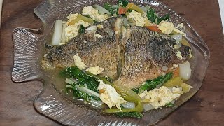 Saciadong Tilapia  Tilapia Recipe fishrecipe quickandeasy filipinofood tilapiafishrecipe fypシ [upl. by Nylidam502]