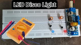 Electronics Expert Shares DIY LED Disco Light Secrets  DIY LED Disco Light Using Transistor [upl. by Ayt]