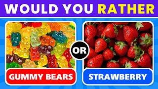 Would You Rather JUNK FOOD vs HEALTHY FOOD 🍔🍟🥗  Diamond Quiz [upl. by Bowe141]