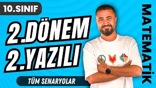 10Sınıf 2Dönem 2Yazılı Provası  Tüm Senaryolar  Matematik  Rehber Matematik [upl. by Eylatan]