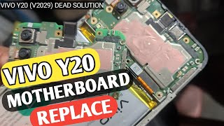 Vivo Y20 v2029 Orginal motherboard replacement price  Vivo y20 dead solution [upl. by Ytteb822]