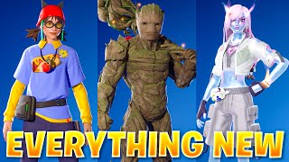 EVERYTHING New in Fortnite Guardians of Galaxy NIKE Kratos amp More [upl. by Akitahs]