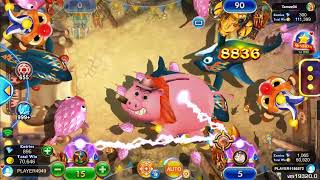 Lots of Action in Clown RooM Big Hits and Full Room Action  Online Fish Table Game [upl. by Caia302]