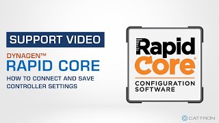 How to Connect amp Save Controller Settings Using Rapid Core [upl. by Ocirled831]