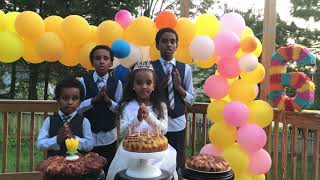 Melkam lidet Ethiopian Orthodox Church birthday mezmur [upl. by Cynarra135]