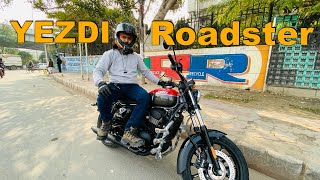 Yezdi Roadster 2024 Model Detailed Review 🔥  Price  Features  Yezdi Roadster Ride Review 2024 [upl. by Brigham87]