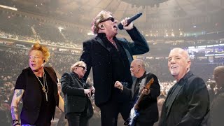 Axl Rose Sing With Billy Joel at Final MSG Residency Show [upl. by Arreic790]