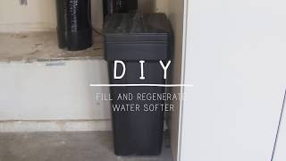 How To Fill And Regenerate Your Water Softener [upl. by Poirer643]