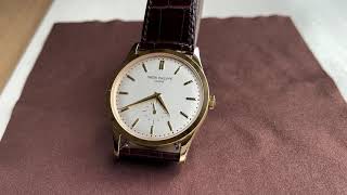 Patek Philippe CALATRAVA 5196J Watching [upl. by Eile]