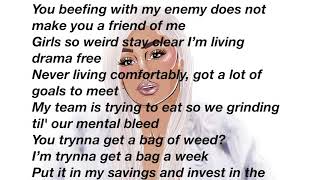 Saweetie  Icy Grl Official Lyrics Video [upl. by Aynahs]