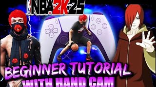 NBA 2K25 BASIC DRIBBLE TUTORIAL STEEZO 720 SPIN NUTMEG AND STEEZO ROLL [upl. by Derrick941]