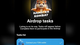 DISCONNECT amp CONNECT WALLET ON HAMSTER KOMBAT CONFIRM IF WALLET IS CONNECTED hamsterkombat crypto [upl. by Postman801]