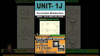 CSIR Practice Question  Unit 1 Biochemistry  Topic J  csirpreviousyearquestions [upl. by Einavoj843]